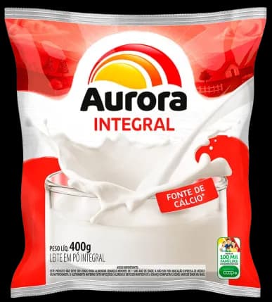 LEITE EM PO AURORA INTEGRAL 25X400G