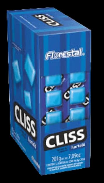 CHICLETE CLISS CARTELA HORTELA 201G C/12