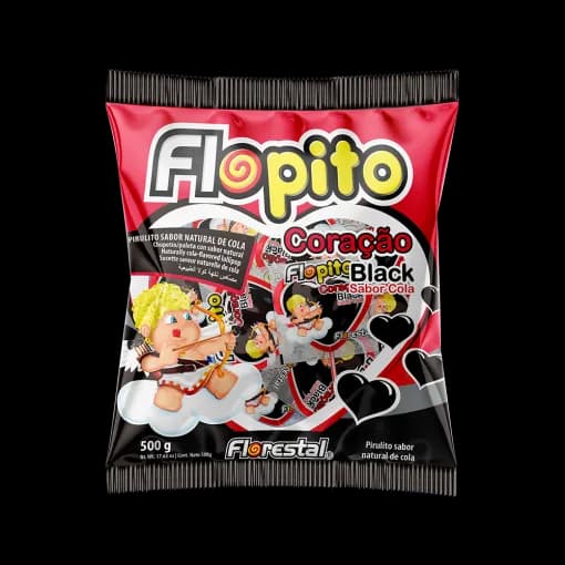 PIRUL FLORESTAL FLOPITO COR BLACK 500G