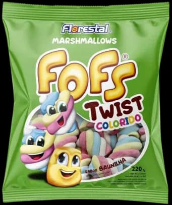MARSHMALLOW FOFS TWIST 220G