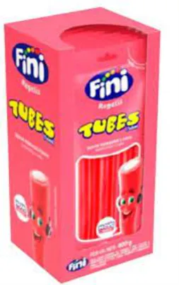 BALA FINI TUBES MORANGO 10X35G