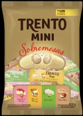 CHOC, TRENTO MINI SORTIDO 800G C/50