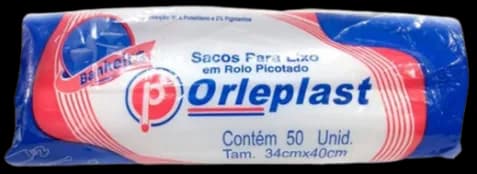 SACO DE LIXO BANHEIRO BCO ORLEPLAST 5L C/50