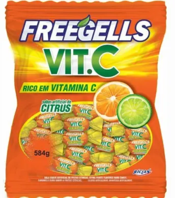 BALA FREEG, VIT C 584G
