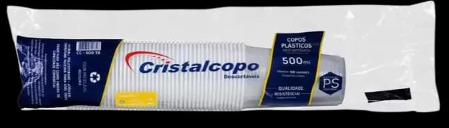 COPO CRISTALCOPO ACRIL 500ML C/50