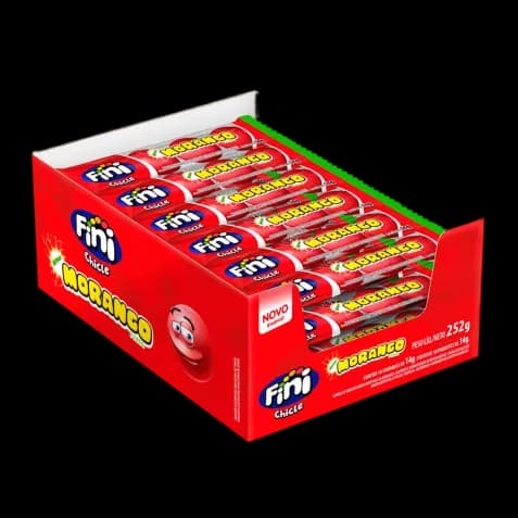 CHICLE FINI MORANGO 18X14G