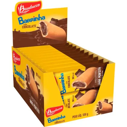 BISC BAUDUCCCO BARRINHA CHOC 20X25G