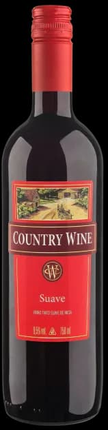 VINHO COUNTRY WINE TINTO SUAVE 750ML