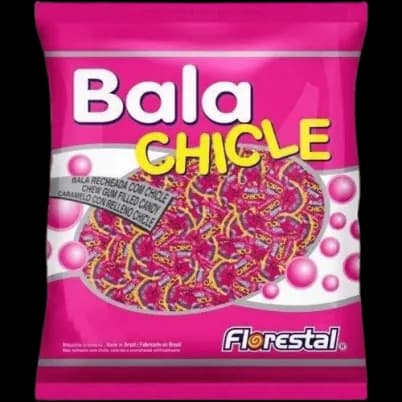 BALA FLORESTAL CHICLE T FRUTTI MINI 50G
