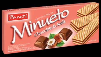 WAFER MINUETO CHOC E AVELA 36X81G
