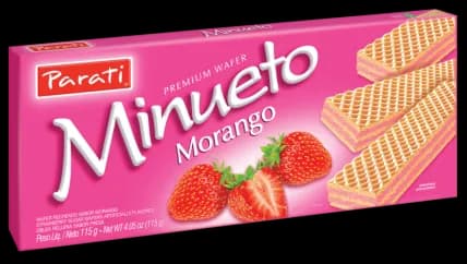 WAFER MINUETO MORANGO 36X81G