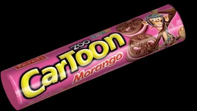 BISC, REC, ZOO CARTOON MORANGO 40X85GR