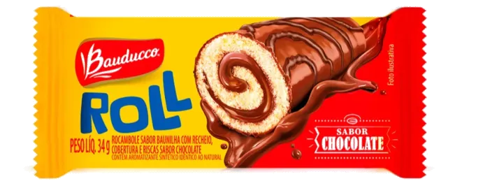 BOLINHO BAUDUCCO ROLL CHOC 15X34G