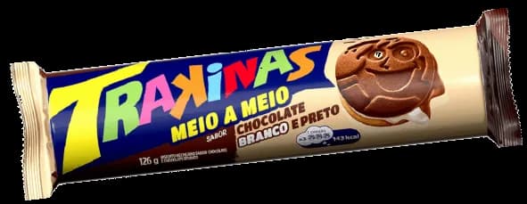 BISC REC TRAKINAS CHOC E CHOC BCO 54X126G