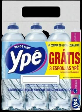 DET YPE LIQ CLEAR 6X500G + 3 ESPONJA GTS