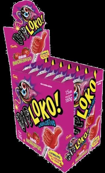 DIP LOKO BOOOM MORANGO 165G C/15