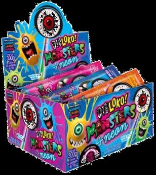 DIP LOKO NEON MONSTERS OLHOS 30X10G