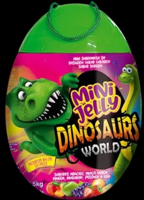 DIP LOKO MINI JELLY DINOSSAUROS 100X15G