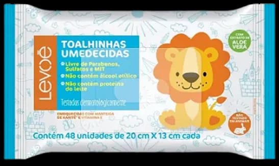 TOALHA UMID, LEVOE C/48