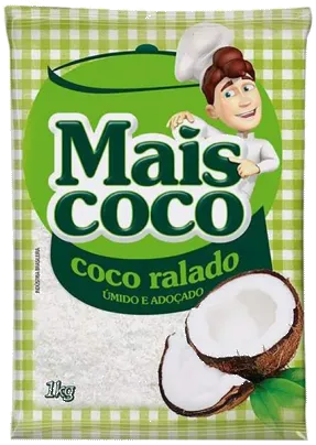 COCO RALADO MAIS COCO ADOCADO 1KG