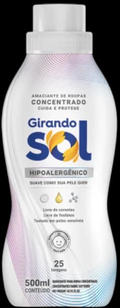 AMAC CONC GIRANDO SOL HIPOALERG 12X500ML