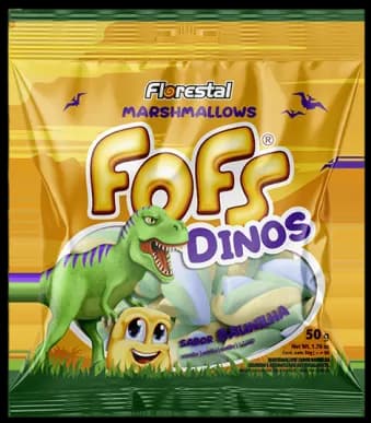 MARSHMALLOW FOFS DINOS 50G