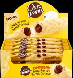 CHOC LACTA OURO BRANCO STICK 15X25G