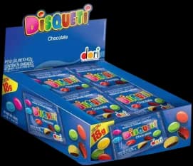 CONFETE DISQUETI DORI CHOC 24X18G