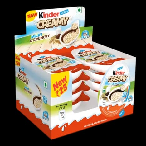 CHOC, KINDER CREAMY 8X18G