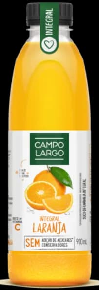 SUCO CAMPO LARGO LARANJA PET 6X900ML