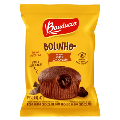 BOLINHO BAUDUCCO GOTAS CHOC 16X40G