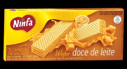 WAFER NINFA DOCE DE LEITE 40X84G