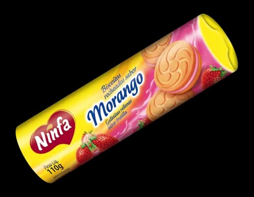 BISC REC NINFA MORANGO 40X110GR