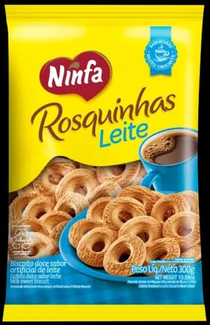 BISC NINFA ROSCA LEITE 20X250G