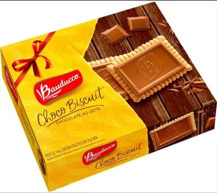 BISC BAUDUCCO CHOCO BISCUIT AO LEITE 18X36G