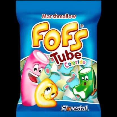 MARSHMALLOW FOFS TUBE COLORIDO 50G