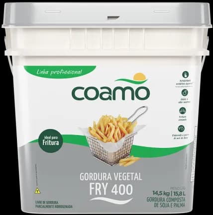 GORDURA VEGETAL FRY400 COAMO 14,5KG