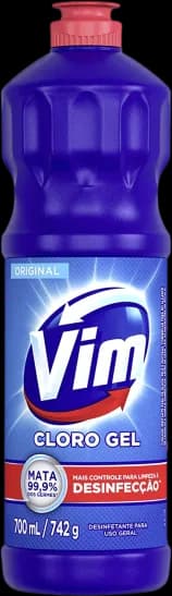 DESINF VIM FLORAL CLORO GEL 12X700ML