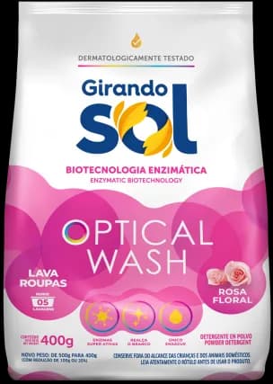 SABÃO EM PÓ GIRANDO SOL ROSA SACHE 30X400G