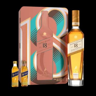EST WHISKY JW ICONS 18 ANOS 750ML + 2 JW MINI BLUE