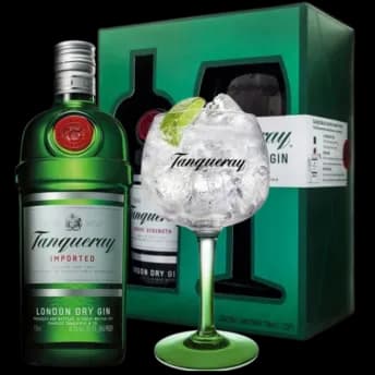 EST LICOR GIN TANQUERAY 750ML + 1 TACA
