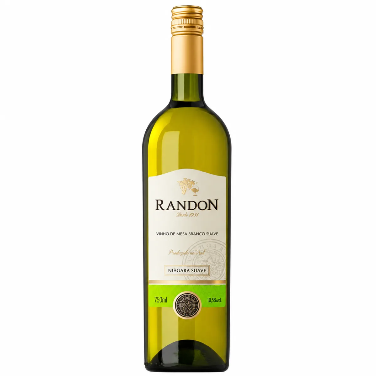 VINHO RANDON BRANCO SUAVE 750ML