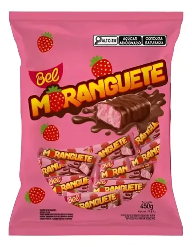 CHOC BEL MORANGUETE SACHE 50X9G 450G