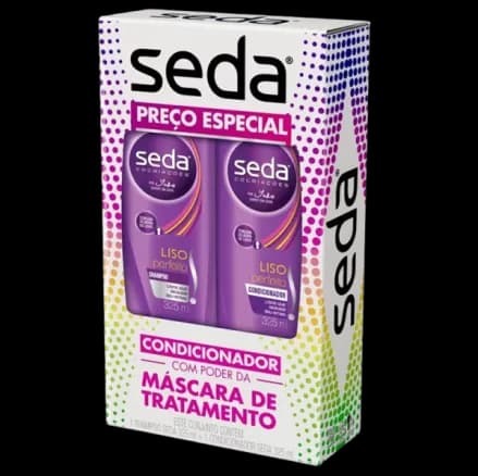 KIT SEDA LISO PERF SHAMPOO 300ML + CONDICIONADOR 190ML