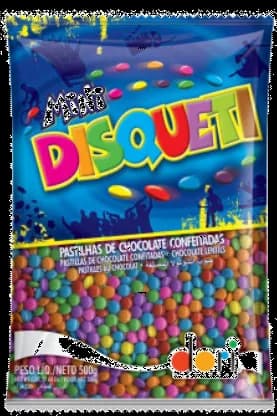 CONFETE DISQUETI DORI CHOC MINI 500G