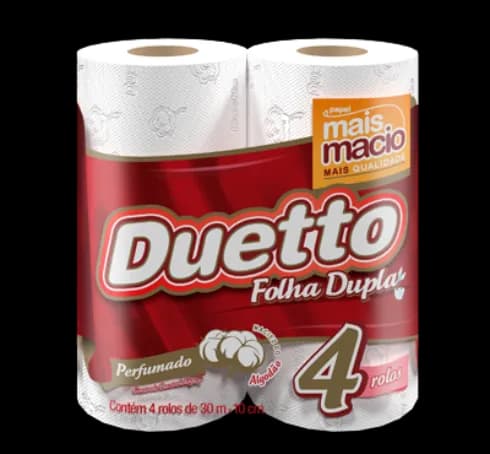 PAPEL HIGIÊNICO DUETTO PERFUMADO FD 30M 16X4