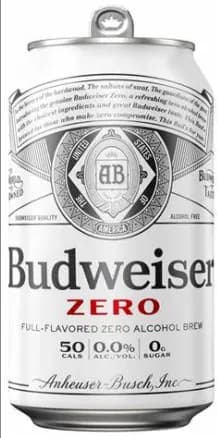 BUDWEISER ZERO LATA 8X350ML
