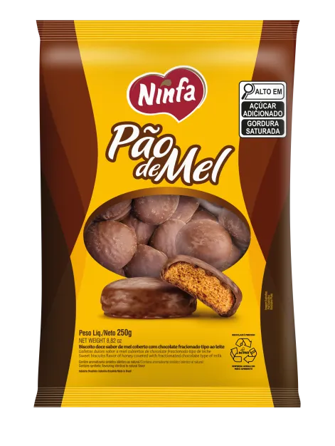 BISC NINFA PAO DE MEL 20/250GR