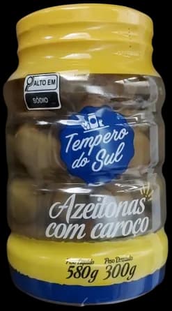 CONSERVA AZEITONA TEMP SUL C/ CAR PET 15X300G