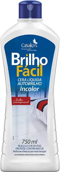 CERA LIQ BRILHO FACIL INCOLOR 12X750ML